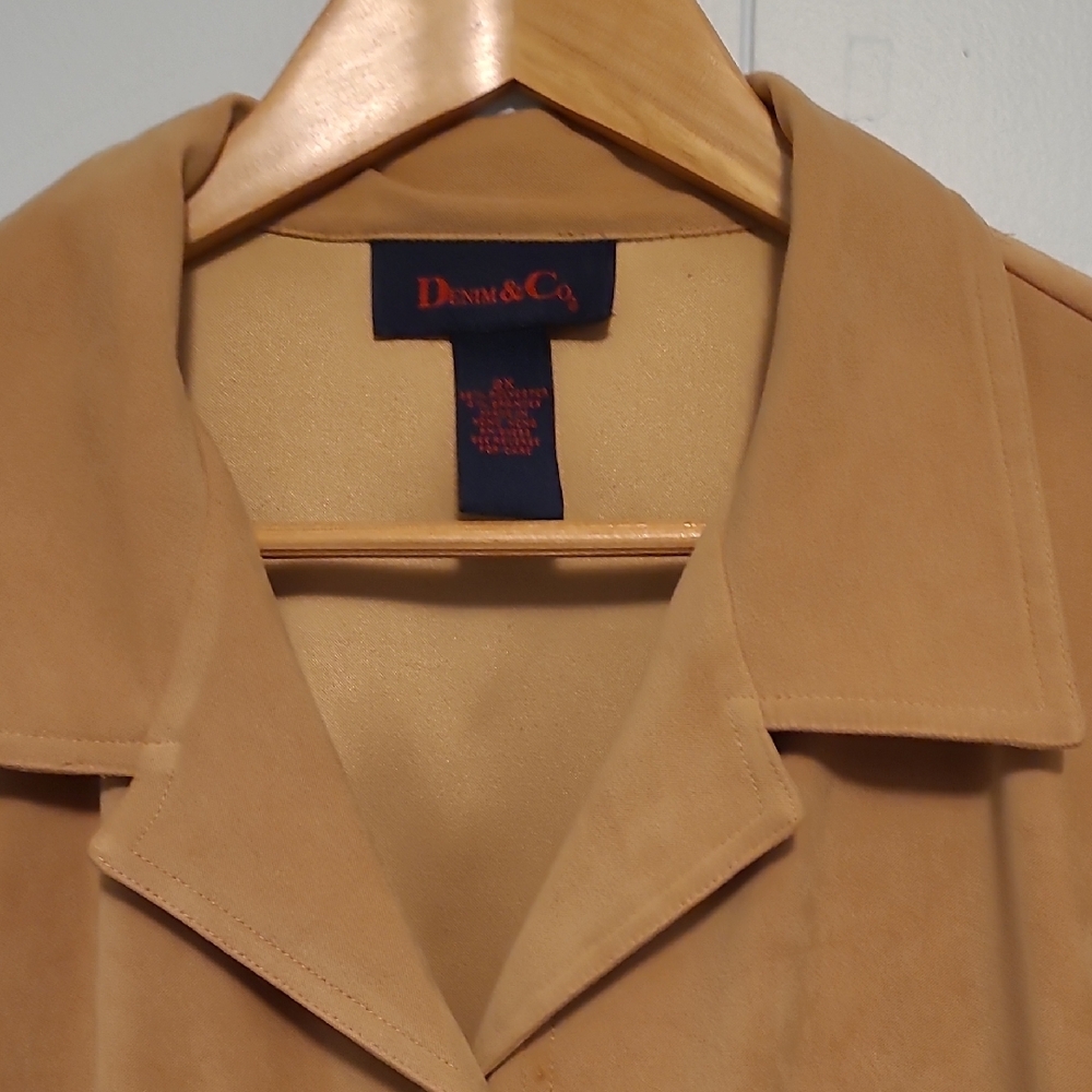 Denim & Co. Beige Jacket